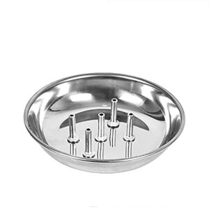 Home mch-stainless-steel-agarbatti-holder-multipurpose-incense-stick-holder-with-ash-collector-durable-metal-agarbatti-stand-for-home-office-pooja-use-5-sticks-holder-pack-of-1