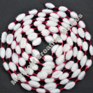 mch marigold creative houses cotton vastramala or gejje vastra or kapus vastra with kumkum (length 1 meter each) set of 6 vastramala