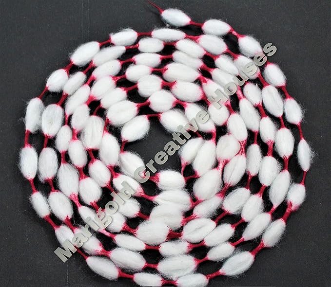 mch marigold creative houses cotton vastramala or gejje vastra or kapus vastra with kumkum (length 1 meter each) set of 6 vastramala mch marigold creative houses cotton vastramala or gejje vastra or kapus vastra with kumkum (length 1 meter each) set of 6 vastramala