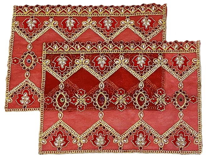 marigold creative houses red puja chunri/chunari/chundadi, matarani ki chunri, devi mata ki chunni, pooja chunari/dupatta/net chunri set of 2 (size 13 inch * 9 inch) by marigold creative houses marigold creative houses red puja chunri/chunari/chundadi, matarani ki chunri, devi mata ki chunni, pooja chunari/dupatta/net chunri set of 2 (size 13 inch * 9 inch) by marigold creative houses