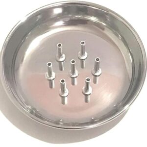 mch unique agarbatti holder/ incense stick holder and ash collector (7 sticks). (set of 2 stands)