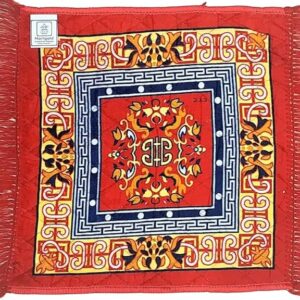 Home marigold-creative-houses-mch-red-velvet-prayer-mat-set-of-2-aasan-pooja-mat-meditation-mat-multipurpose-velvet-rug-mat-1-5-ft-x1-5-ft-18x18-inches-red